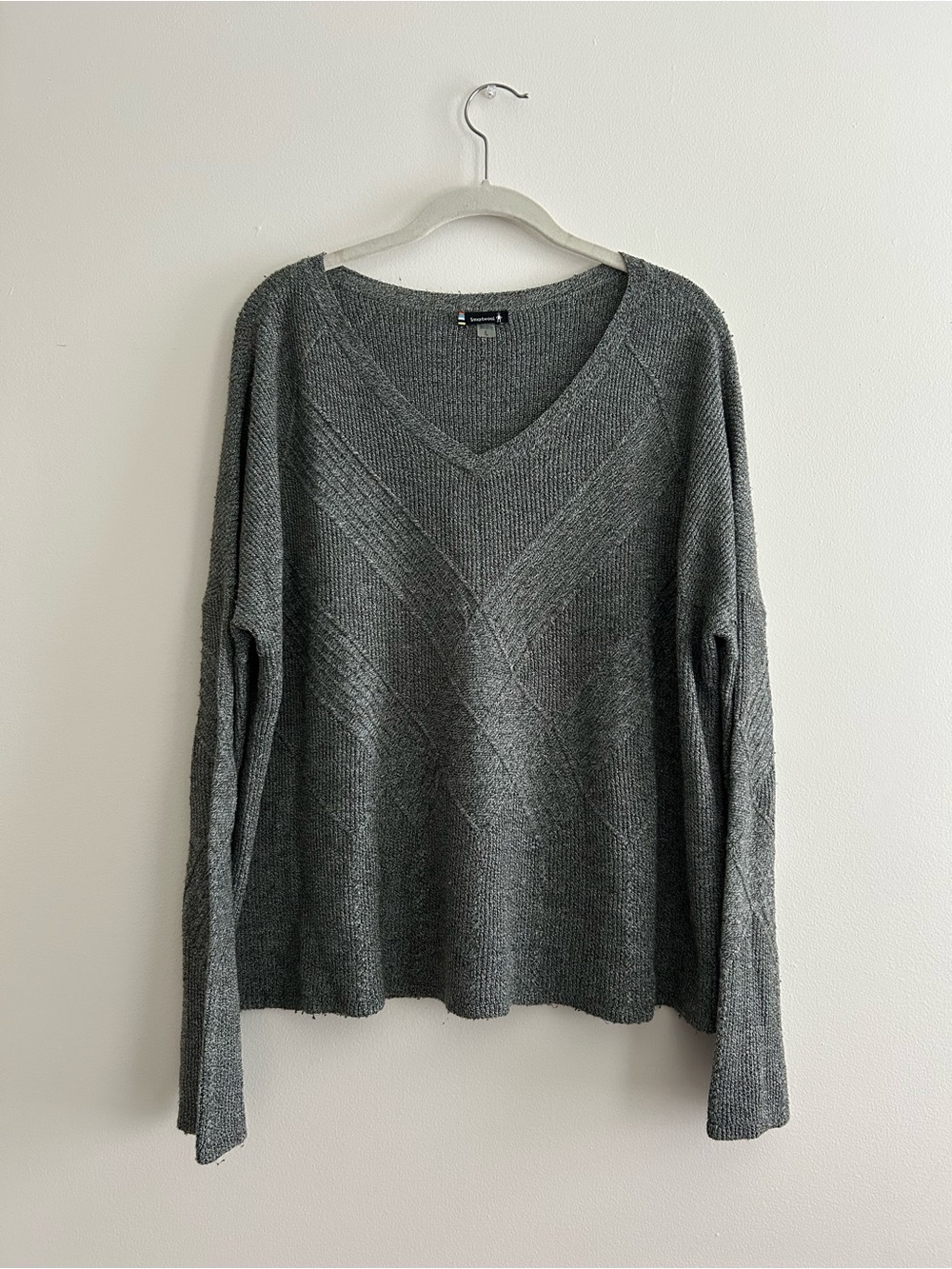Smartwool Women’s Gray V-Neck Sweater